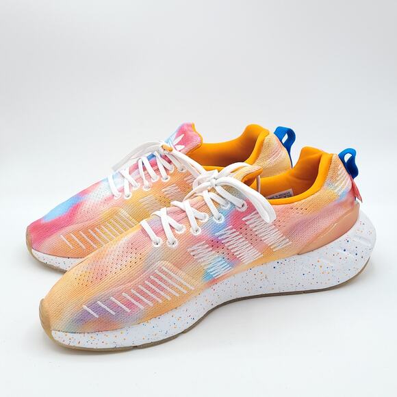 Adidas Originals Swift Run 22 W Orange Rush Blue GW9652 Women's Size 10 - Picture 4 of 9